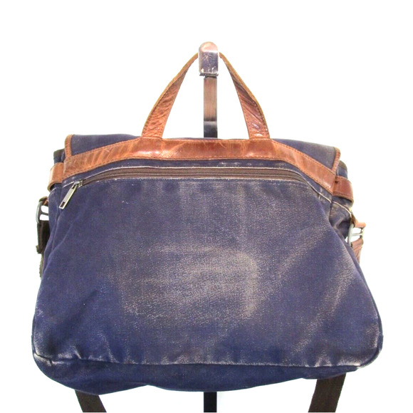 United By Blue Canvas & Leather Crossbody Messenger Bag - Picture 9 of 12